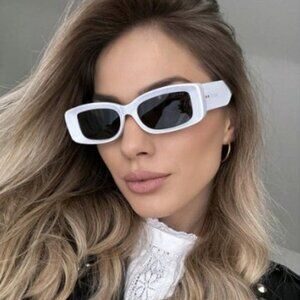 🕶️ New Gucci GG1528S 004 Sunglasses - Light Blue Frame, Grey Lenses